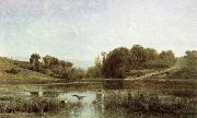 Charles Francois Daubigny The Pool at Gylieu china oil painting reproduction